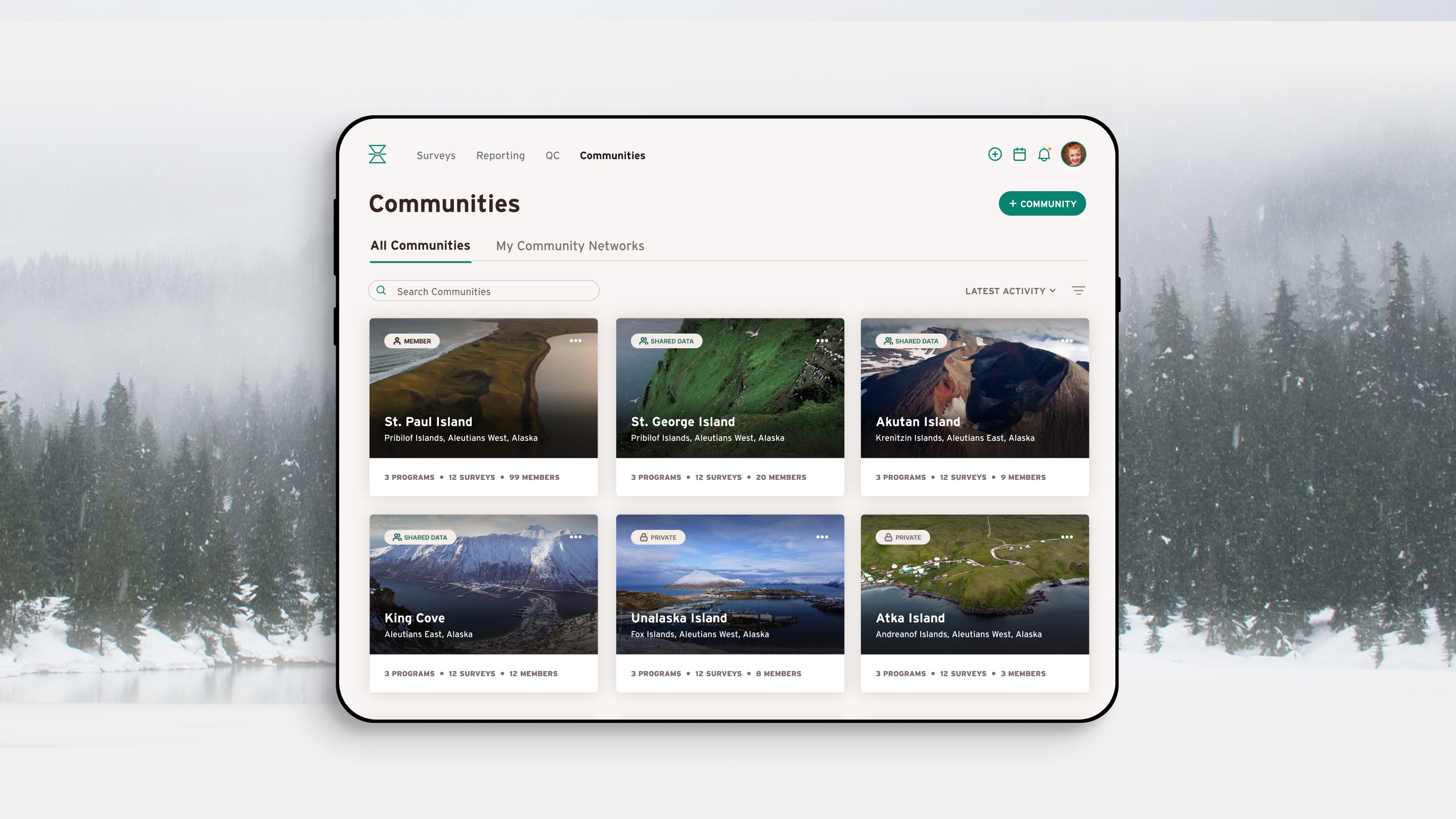 ISN app screen 2