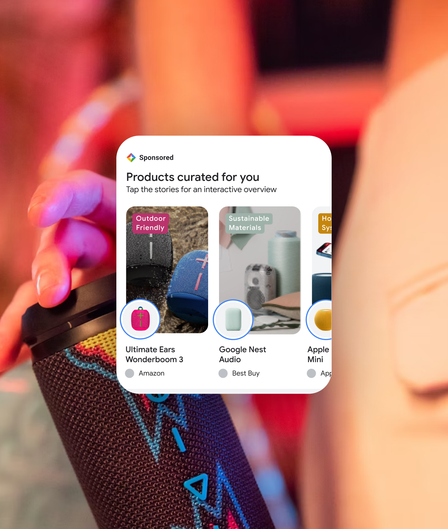 Interactive Storytelling — Search entry point