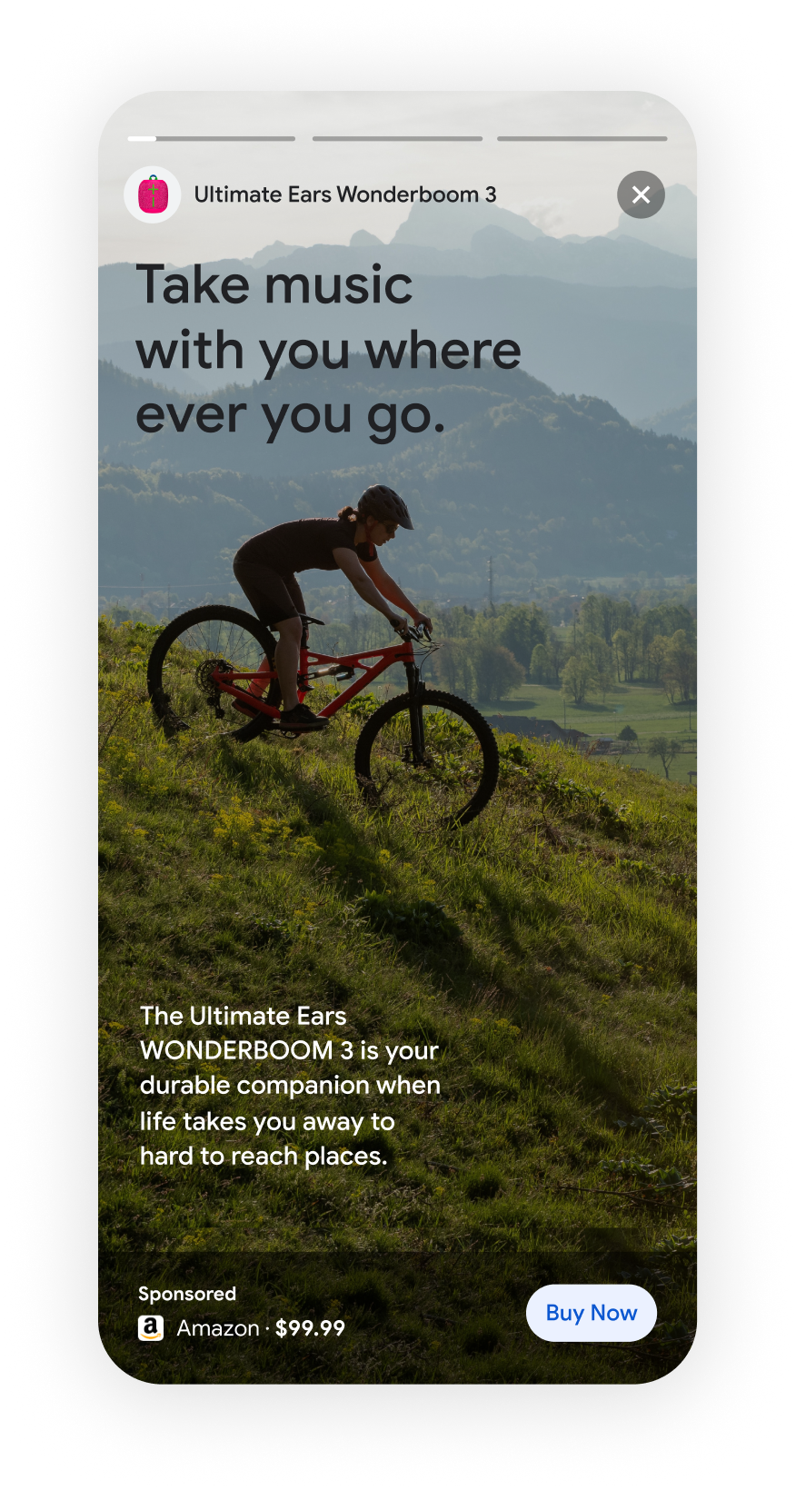 Story slide 1 — Take music with you